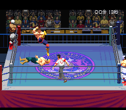 Jikkyou Power Pro Wrestling '96 - Max Voltage (Japan) In game screenshot